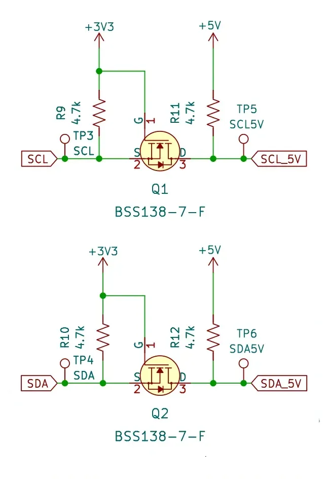 I²C logic level shifter